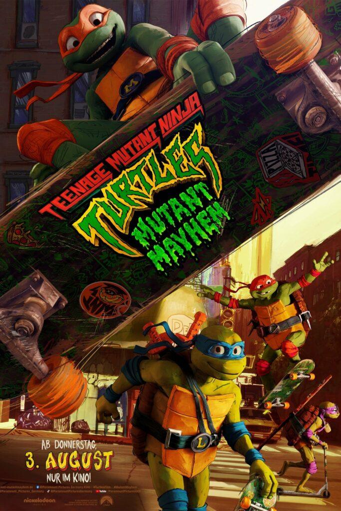 teenage mutant ninja turtles mutant mayhem keyart